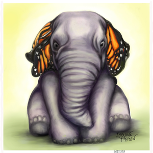 Butterphant Luster Print - The Butterfrog