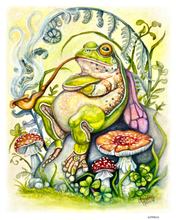 Emerald Fool Luster Print