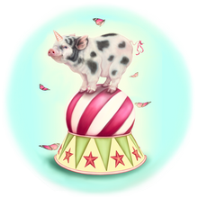 Circus Pig Pin/Magnet