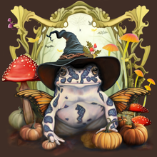 Frog Witch Giclee Canvas Print