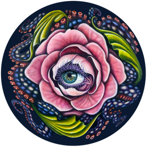 Octoflower Pin/Magnet