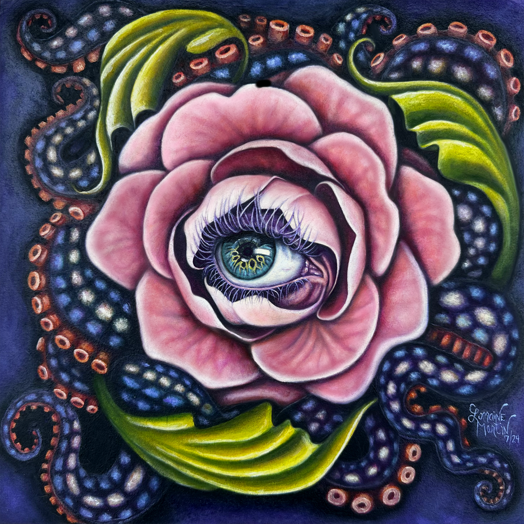 Octoflower Giclee Canvas Print