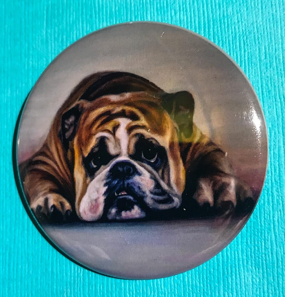 Bulldog Pin/Magnet - The Butterfrog