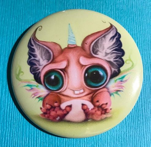 Unimonster Pin/Magnet - The Butterfrog
