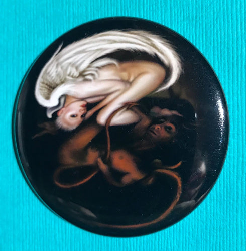 Heavenly Balance Pin/Magnet - The Butterfrog