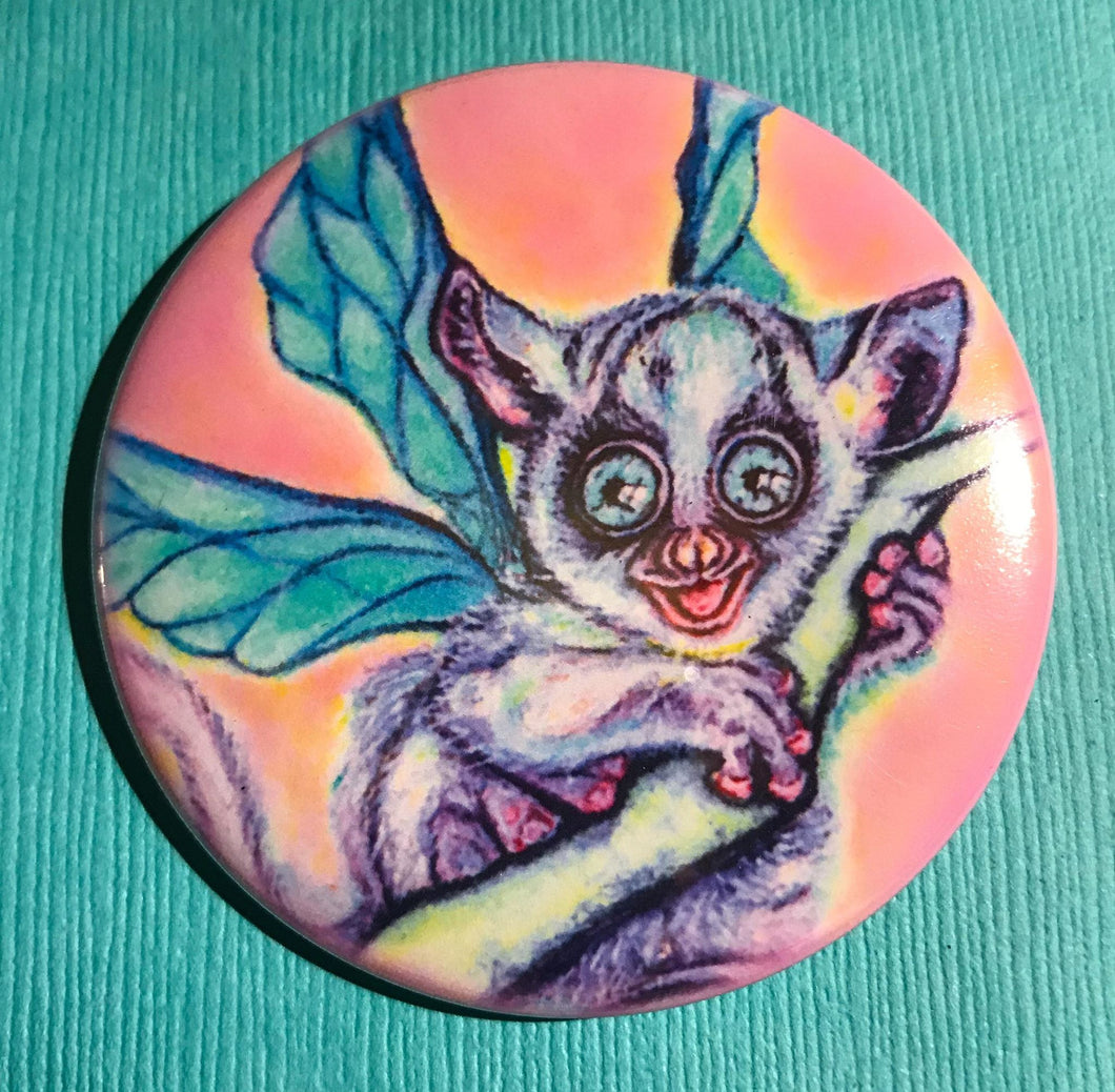 Bush Baby Pin/Magnet - The Butterfrog