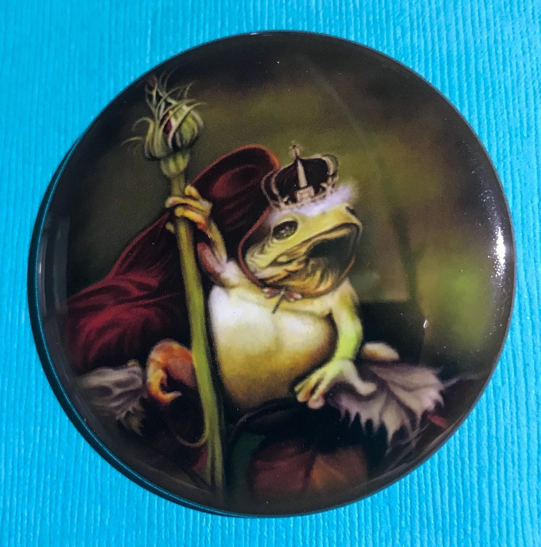 King Frog Pin/Magnet - The Butterfrog