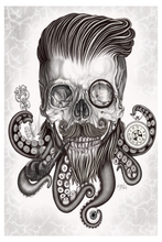 Octoskull Giclee Canvas Prints - The Butterfrog