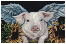 When Pigs Fly Giclee Canvas Prints - The Butterfrog