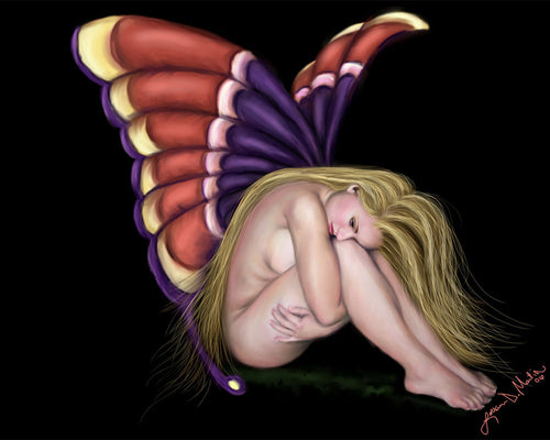 Diminishing Hope Fae Giclee Canvas Prints - The Butterfrog