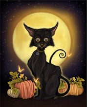 Fall Festival Kitty Giclee Canvas Prints - The Butterfrog