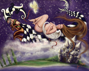 Harlequin Dreams Luster Print