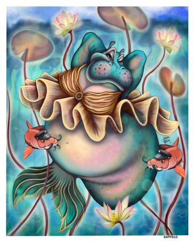 Merpotomus Luster Print