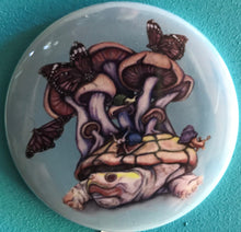 Mushroom Turtle Pin/Magnet - The Butterfrog