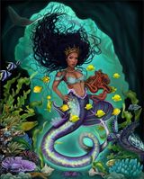 Ocean Queen Luster Print