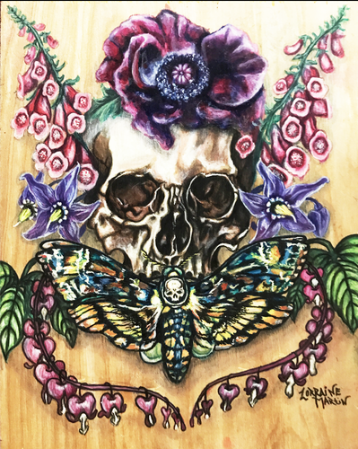 Poison Skull Luster Prints - The Butterfrog