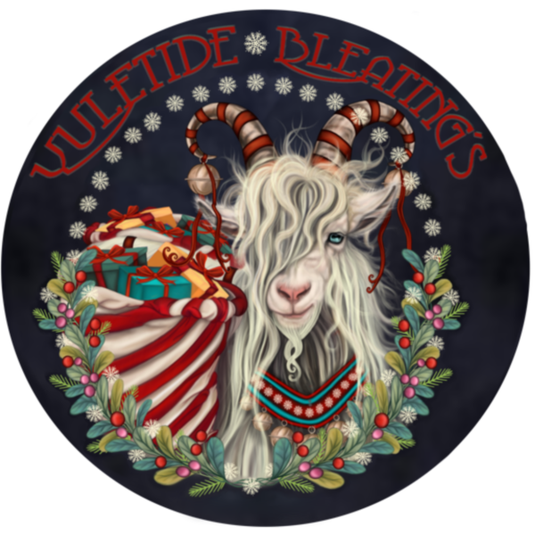 Yuletide Bleatings Pin/Magnet