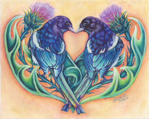 Two For Joy Giclee Canvas Print - The Butterfrog